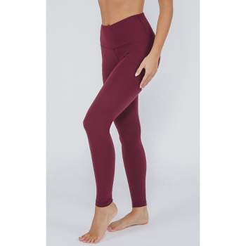 90 Degree By Reflex - Women's High Waist Space Dye 7/8 Ankle Leggings With  Side Pockets : Target