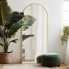 CENGHU Freestanding Mirror Arched Floor Mirror Large Standing Mirror Aluminum Alloy Frame Oversized Mirror Full Length for Living Room Bedroom - 2 of 4