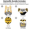 Big Dot of Happiness Dig It - Construction Party Zone - 4 Baby Shower Games - 10 Cards Each - Gamerific Bundle - 3 of 4