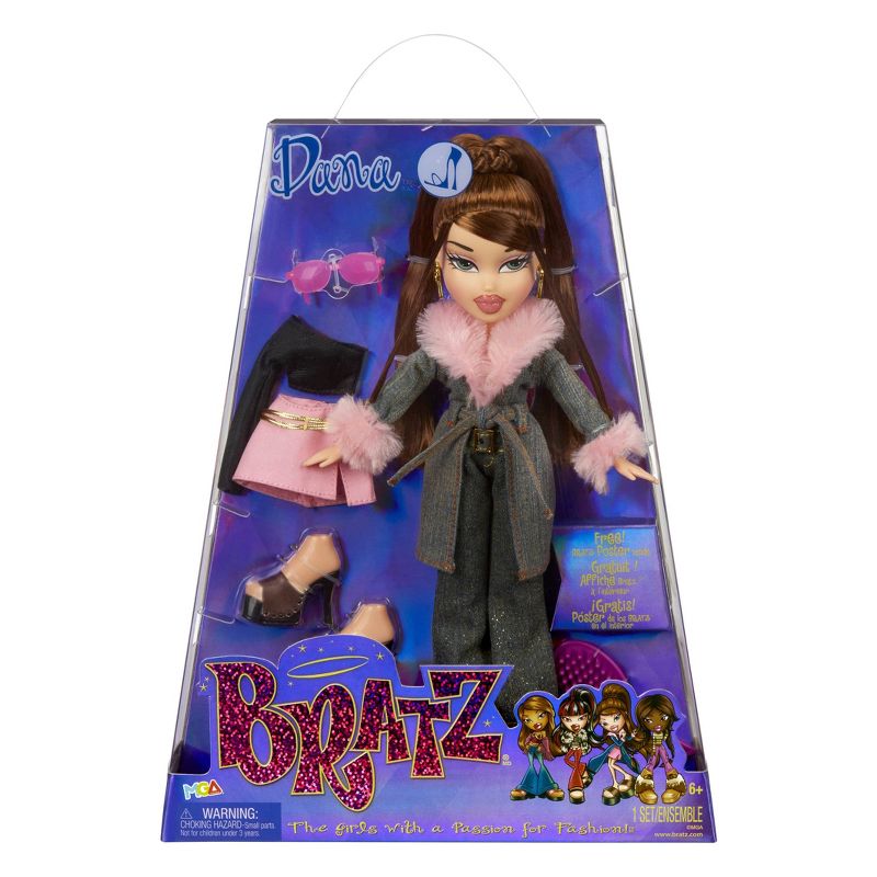 Bratz Original Fashion Doll Dana Series 3 w/ Outfits &#38; Poster, 1 of 7