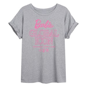 Women's - Barbie - Global Icon Oversized Graphic T-Shirt - 1 of 4