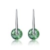 Sophisticated solitaire drop earrings with a sleek design for a modern and timeless appeal - 2 of 3