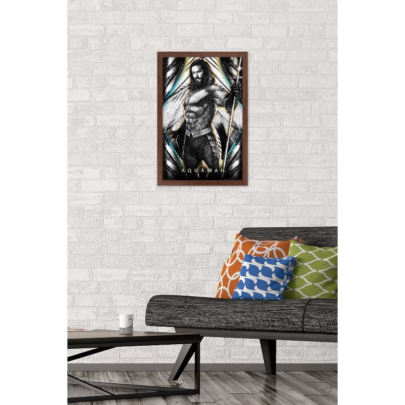 Trends International DC Comics Movie - Aquaman - Graphic Framed Wall Poster Prints, 2 of 7