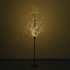 6 ft. Sullivans Christmas Tall Lighted Outdoor Tree, Black - 3 of 3