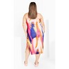 Women's Plus Size Indie Print Dress - white multi | CITY CHIC - 4 of 4