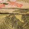 50"x70" Tropical Orchid Reversible Throw Blanket Palm Green - Tommy Bahama - 3 of 4