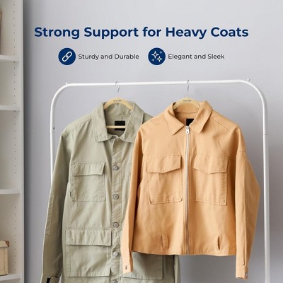 Ivory Non-Slip Velvet Suit Hangers, 50-Pack