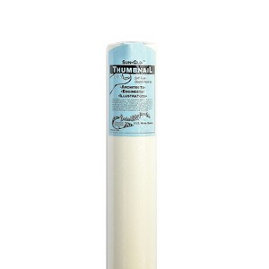 Borden & Riley Borden And Riley Sun-Glo Thumbnail Sketch Paper Rolls White 8 Lb. 18 In. X 50 Yd. - 1 of 1