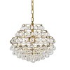 Elegant Lighting Savannah 16 inch pendant in brass - 3 of 4