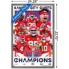 Trends International NFL Kansas City Chiefs - Super Bowl LVIII Champions Framed Wall Poster Prints - 3 of 4