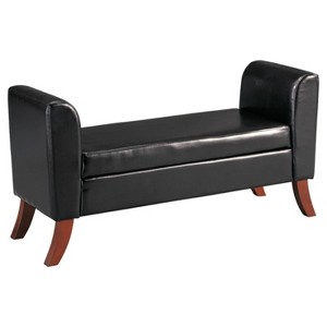 Benches Upholstered Storage Bench Brown - Signature Design by Ashley