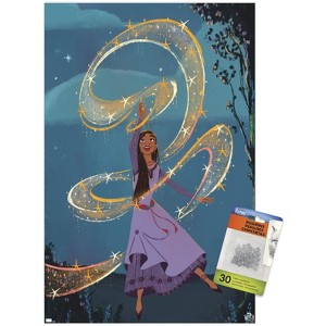 Trends International Disney Wish - Collage Poster 6 (Asha) Unframed Wall Poster Prints - 1 of 4