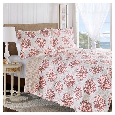 coral quilt bedding