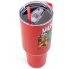 Silver Buffalo Marvel Comics The Avengers 40-Ounce Red Stainless Steel Tumbler With Handle - 2 of 4
