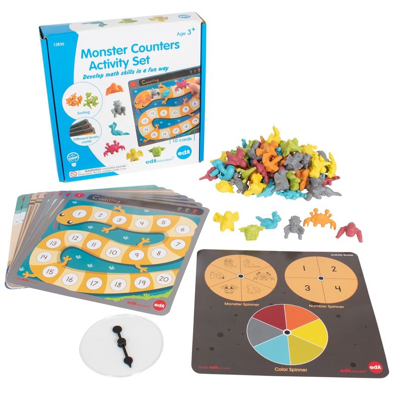 Edx Education Monster Counters Activity Set, 1 of 5