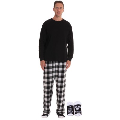 Mens Plaid Flannel Pajama Set Buffalo Check Wondershop Size XXL