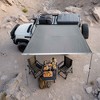 Yescom Semi-Automatic Retractable 6.6'x8.4' Vehicle Awning with Blackout Coating Motor Car Side Roof Rack Overlanding Sun Shade for  Outdoor Camping - 3 of 4