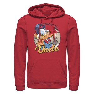 Men's DuckTales World's Best Uncle Pull Over Hoodie - 1 of 4