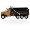 CAT Caterpillar CT681 Dump Truck Yellow and Black "High Line" Series 1/87 (HO) Scale Diecast Model by Diecast Masters - 2 of 4