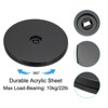 Unique Bargains High-strength Plastic 360-degree Rotating Design Durability Anti-slip Black Swivel Turntable 2 Pcs - 3 of 4