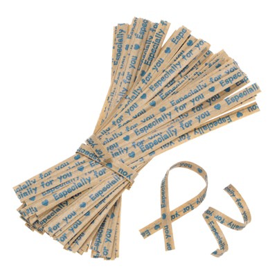Unique Bargains Kraft Paper Twist Ties Party Gift Bread Candy Wrapping 700 Pcs