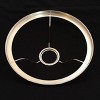 Aladdin Nickel Plated 10" Under Burner Shade Ring for Glass Shades - 3 of 4