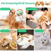 Garvee Dog Grooming Kit & Dog Grooming Vacuum, Pet Grooming Vacuum 11Kpa Suction Power, 2L Capacity, Quiet Operation, 5 Grooming Tools Green - 4 of 4