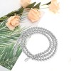 Unique Bargains Faux Pearl Handbag Strap Silver Tone 1 Pc - 4 of 4