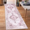 Boho Vintage Living Room Area Rug, Lightweight Non-Shedding Carpet Non Slip Thin Printed Super Soft Floor Carpet Throw Rugs for Bedroom Dining Room - 3 of 4