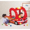 Banzai Rescue Fire Truck Play Center Inflatable Ball Pit -Includes 20 Balls - 3 of 4