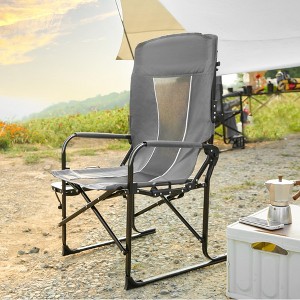 KWPZQEB Directors Chair, Camping Chairs for Adults, Heavy Duty Side Table with Side Table and Side Pockets, Lawn Chairs for Beach, Lawn - 1 of 4