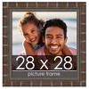 PosterPalooza | 28x28 Modern Bamboo Picture Frame, UV Acrylic, 5 Finishes - 2 of 4