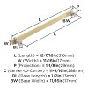 Amerock Overton Split Finish Cabinet or Drawer Pull - 4 of 4