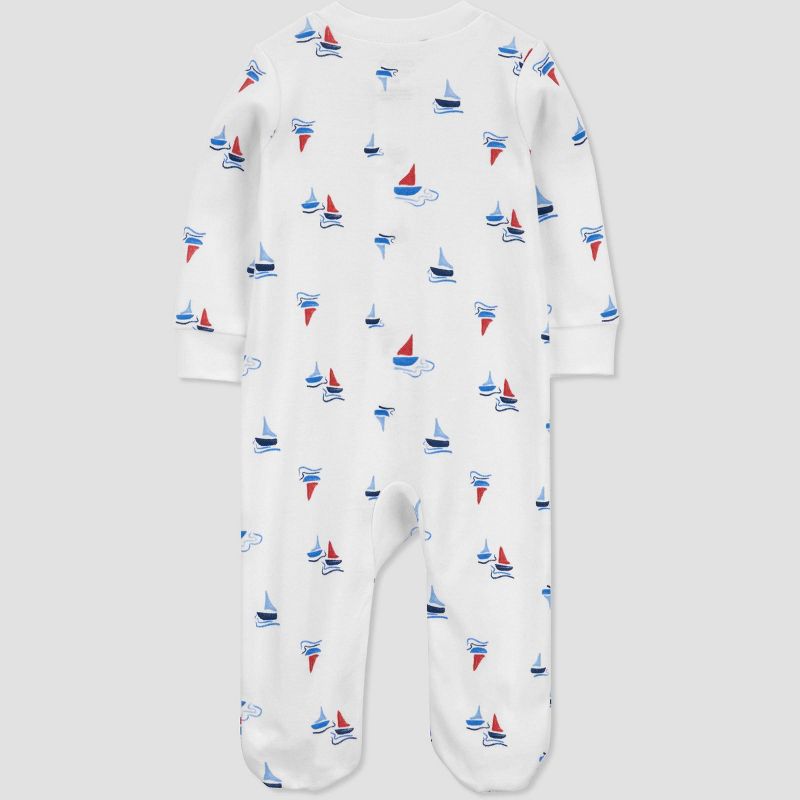 Carter&#39;s Just One You&#174;️ Baby Boys&#39; Sailboats Sleep N&#39; Play - White, 3 of 5
