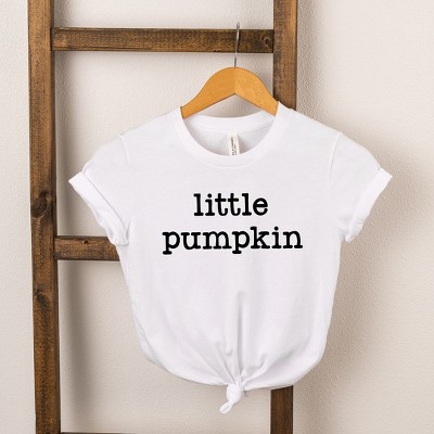 The Juniper Shop Little Pumpkin Typewriter Kids Short Sleeve Tee