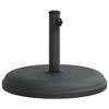 vidaXL Parasol Base Black Plastic and Concrete, Iron Medium - 2 of 2