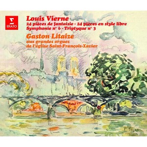Grandes orgues de l’Église Saint-François-Xavier - LOUIS VIERNE 24 Pieces de fantaisie, Opp. 51-54/24 Pieces en style (CD) - 1 of 1