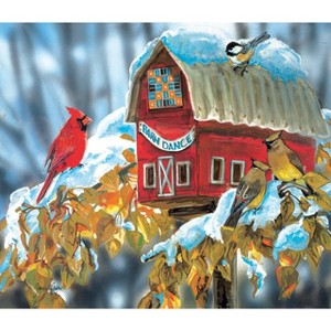 Sunsout Barn Dance 550 pc Christmas Jigsaw Puzzle 30607 - 1 of 4