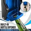 Can Crushers for Recycling - Heavy Duty Aluminum Can Crusher Wall Mounted - Soda and Beer Can Smasher with Bottle Opener - For 12 and 16 oz. Cans - 4 of 4