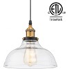 Fine Art Lighting Light Modern Glass Pendant Hanging Light Fixture, Black - 3 of 4