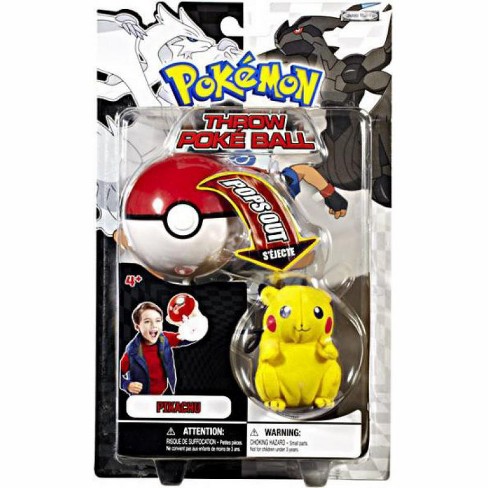 Pokemon Black And White Bandw Series 1 Pikachu Throw Poke Ball Plush