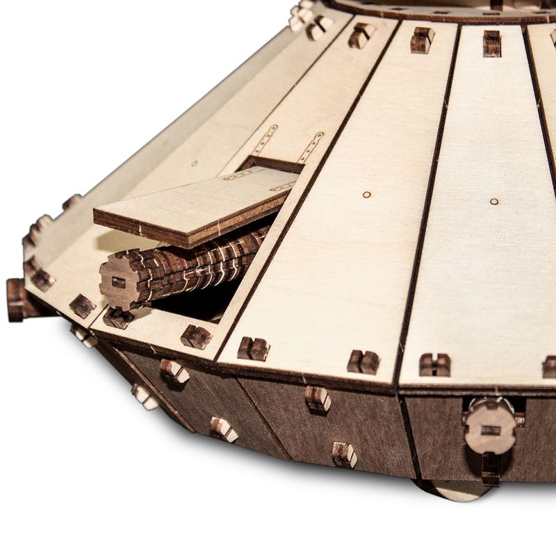 EWA Eco-Wood-Art Da Vinci Tank Construction Kit, 3 of 4