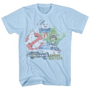 Mens Ghostbusters Ecto1 Slimer Shirt - Ghostbusters Stay Puft Logo Tee Shirt - Ghostbusters Graphic T-Shirt - 1 of 4