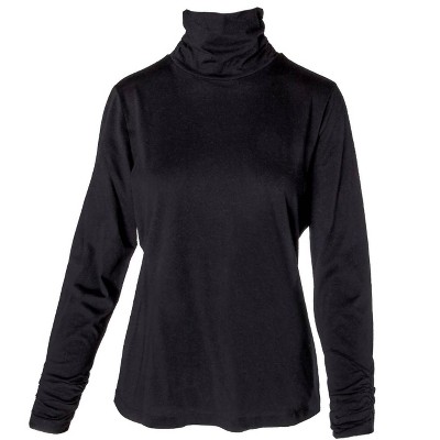 WOMEN'S RUCHED TURTLENECK TOP - habitat