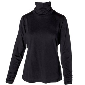 WOMEN'S RUCHED TURTLENECK TOP - habitat - 1 of 3