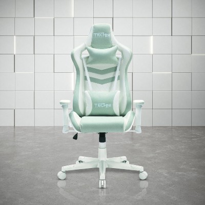 NicBex 300lbs Swivel Gaming Chair with Adjustable Height,Lumbar&Head Pillow,Wheels,Ergonomics Office Chairs Video Game Chaise for Office&Home