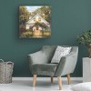 Trademark Fine Art 14" x 14" Marilyn Wendling 'Sweet Cottage II' Unframed Wall Canvas: Modern Decor, Nature Scene - image 4 of 4