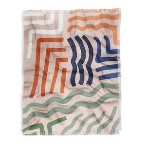 Nick Quintero Arid Contour Woven Throw Blanket - Deny Designs - 1 of 2