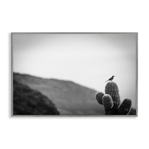 Stupell Industries On Guard Bird & Cactus, 30" x 20" - 1 of 4