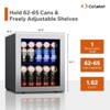 Ca'Lefort 62-65 Can Beverage Refrigerator, 1.62 Cu. Ft. Mini Fridge - 2 of 4